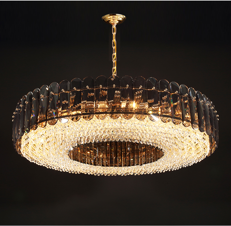 Led Crystal Chandelier For Living Dining Room Round Rectangle lounge lights(WH-CY-224)