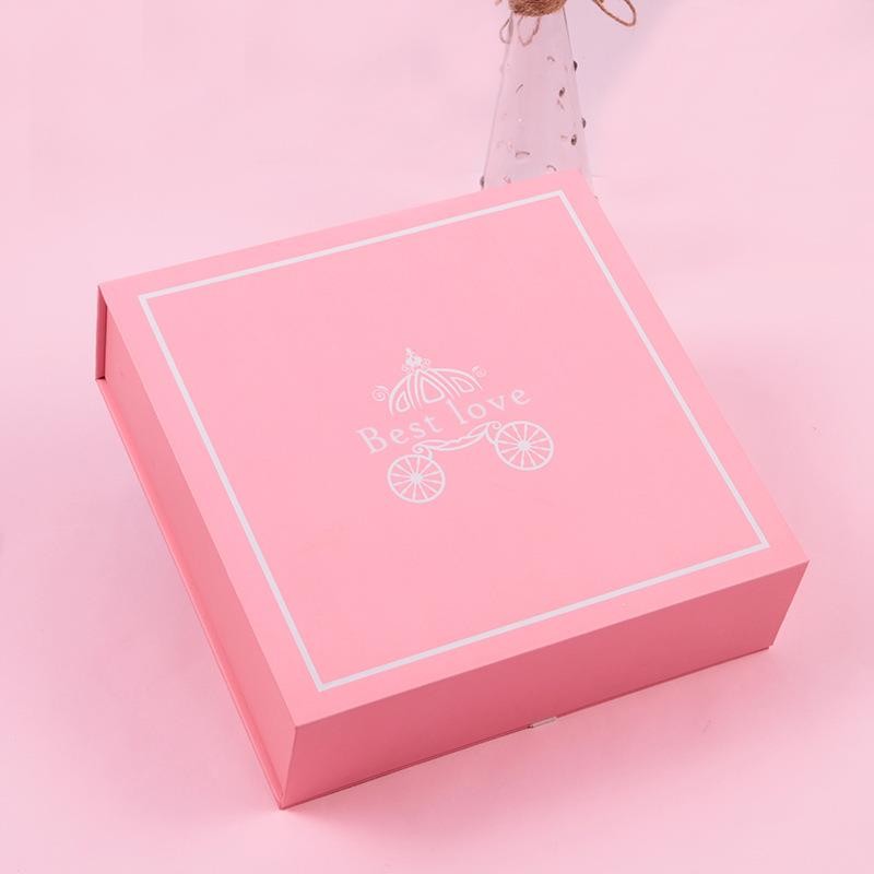 Magnetic Cube Acrylic Candy Chocolate Box Eva Insert With Compartment