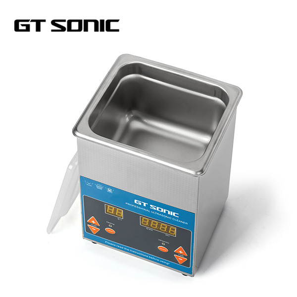 High Effiiciency Digital Ultrasonic Cleaner Stamping Tank 50W 40kHz 2L