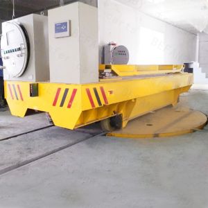 Factory / Warehouse Handling Equipments , On Rails Automated Electric Turntable