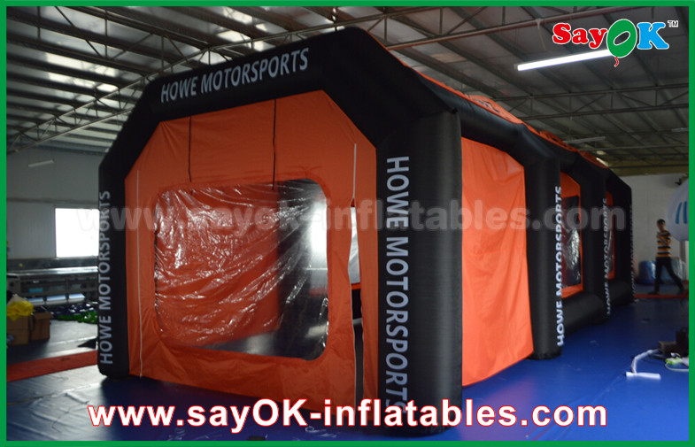 8 X 4m Big PVC Commercial Grade Inflatables Car Spray Booth For Waterproof