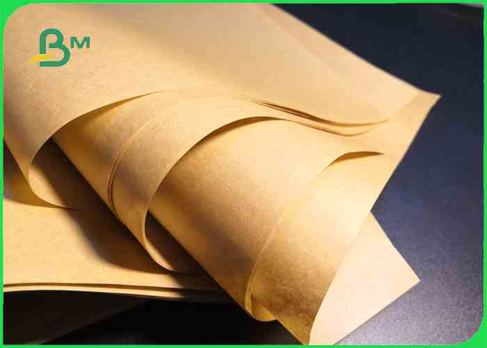 40g - 80g Food Grade Brown Kraft Paper For Flower Package Strong Folding Resistance
