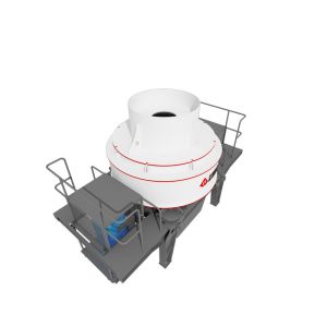 China Advanced Vertical Shaft Impact Crusher for Mining Industry Discharge Granularity 2-5mm Central Feed 230-261 t/h on sale