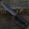 Buy cheap Hardened Carbon Steel Hand Forged Machete 11.8 Inch Double Edged 3.5mm Thick from wholesalers