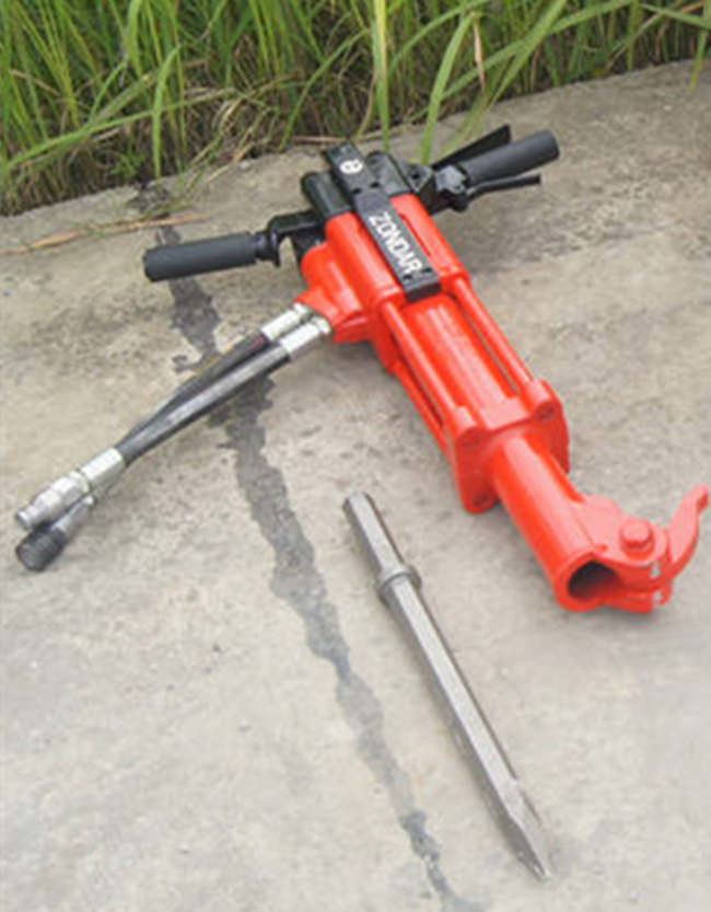 Handheld Hydraulic Breaker Machine Shock Absorbing Handle Hydraulic Rock Hammer