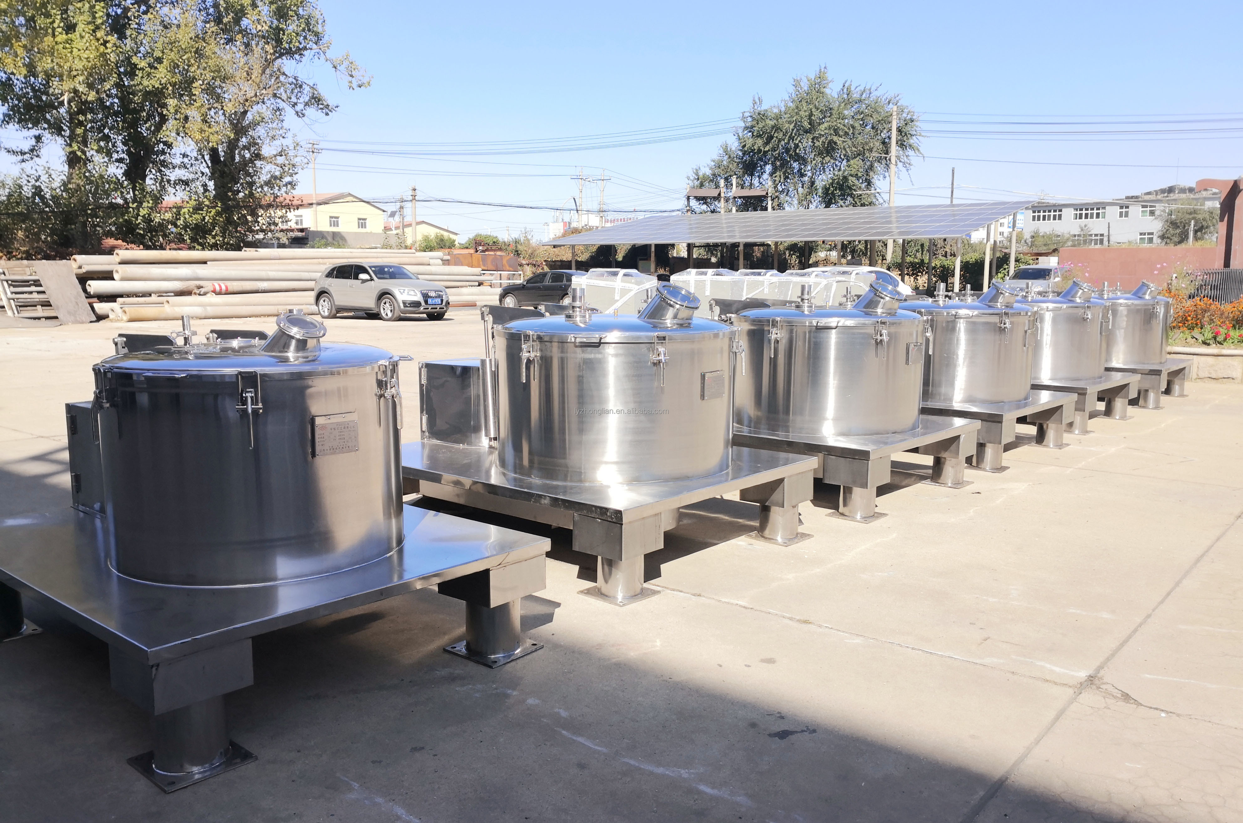 PS1000 Industrial vertical solid liquid separation solid bowl basket centrifuge