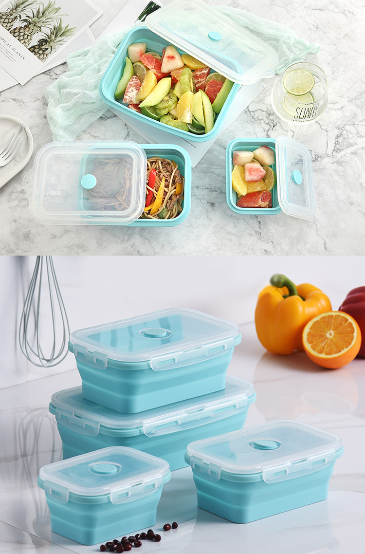 Leakproof Microwavable Portable Foldable Tiffin Box