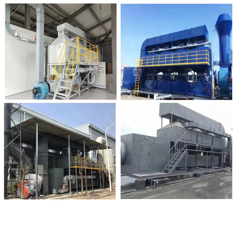 Technology Exhaust Gas Extraction Catalytic Combustion Device for Manufacturing Plant