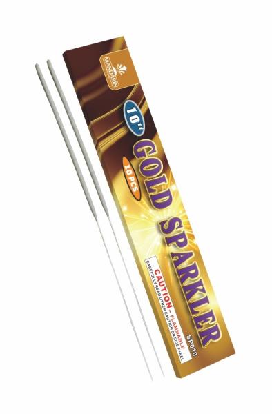 Quality 10'' Inch Gold Firework Sparkler 240mm For Wedding / Birthday Party for sale