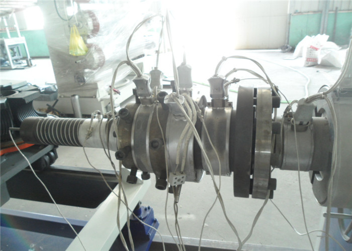 Double Wall Corrugated Plastic Pipe Machine Horizontal Structure
