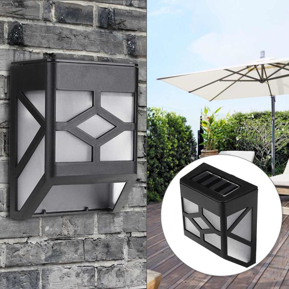 Yard Garden Solar Wall Mounted Motion Sensor Light , Solar LED Fence Post Lights