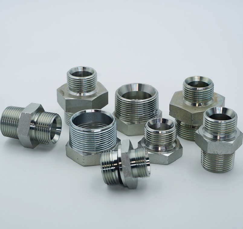 OEM 1c9 1d9 Thread Bend 90 Degree Elbow Hydraulic Pipe Adapter Low/High Pressure Bite Type Tube Fittings Connectors Carbon/Stainless