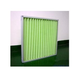 Industrial Filtration Pleated G4-F9 Filter With Galvanized Frame And Customized