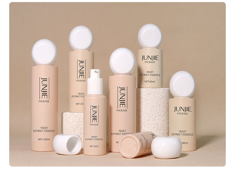 Custom 30ml 50ml 100ml 120ml Plastic Toner Spray Bottle With Stone Shape Cap Lotion Pump Packaging For Skincare Face Masks