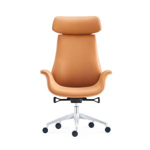 China High Back PU Leather Executive Office Swivel Chair 3 Position Tilting Mechanism on sale