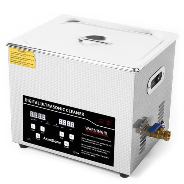 Advanced 10L Ultrasonic Cleaner Stainless Steel SUS304 Tank Adjustable Timer AC