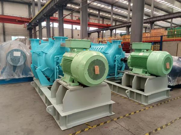 Heavy-duty multi-stage centrifugal gas blowers - high temperature, corrosion and