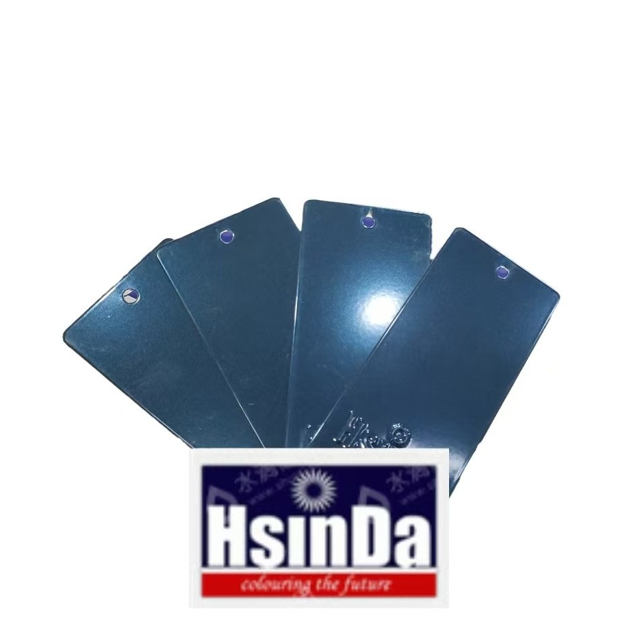 Elegant and Durable Blue Metallic Powder Coat for Automotive Parts with UV-Resistant Properties