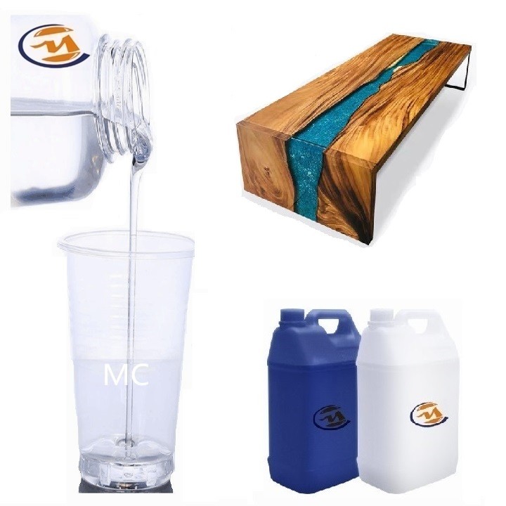 High Temperature Resistance Clear Epoxy Resin For Large Crafts Tabletop