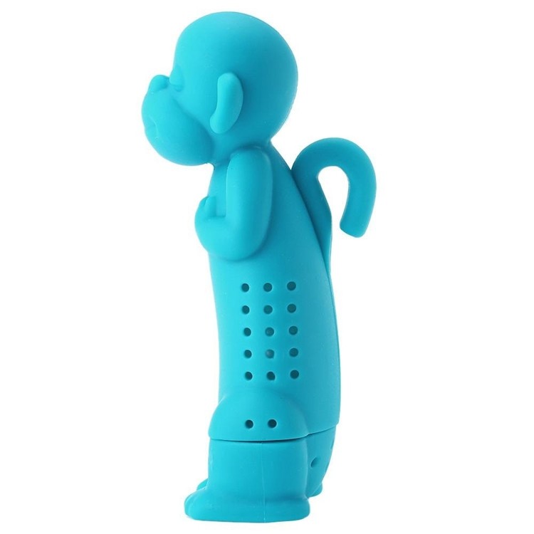 Eco-friendly Food Grade Customized coffee drink monkey Silicone Tea Infuser Mug Bottle