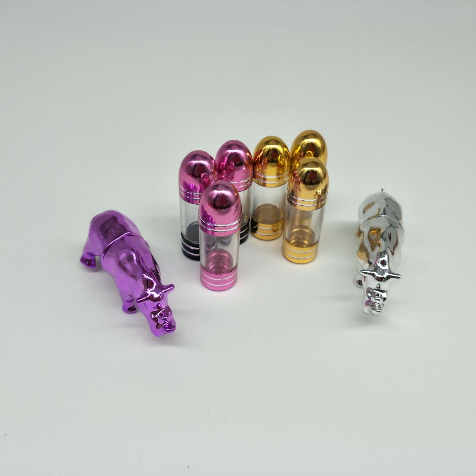16mm Clear Plastic Pill Bottles 3g Single Sexual Enhancer Capsule