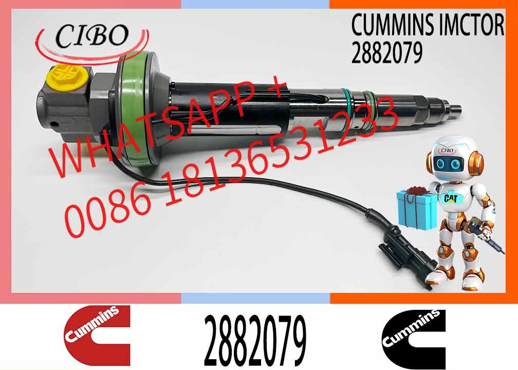 Common rail injector fuel injector F00BJ00071 2882079 2867149 F00BJ00005 for Cummins QSK19 Engine