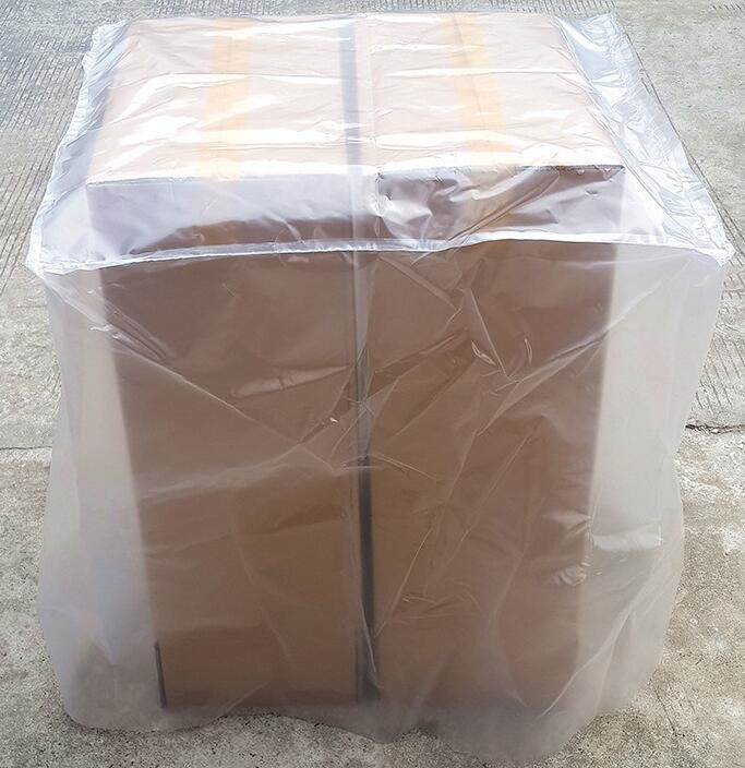 Square Bottom 4mil Clear Pallet Cover, square bottom bag on roll pallet cover bag, Polyester Pallet Cover Bags, Pallet T