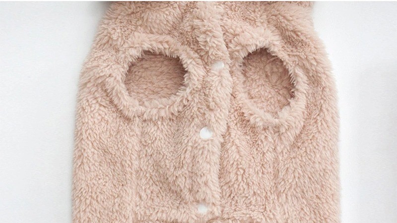 Winter Custom Dog Hoodies , Cold Proof Small Dog And Cat Clothes