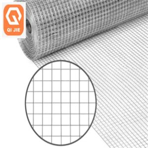 2mm 1x1/2 2x4 Galvanised Welded Wire Mesh Roll Aviary Mesh Roll Smooth Surface