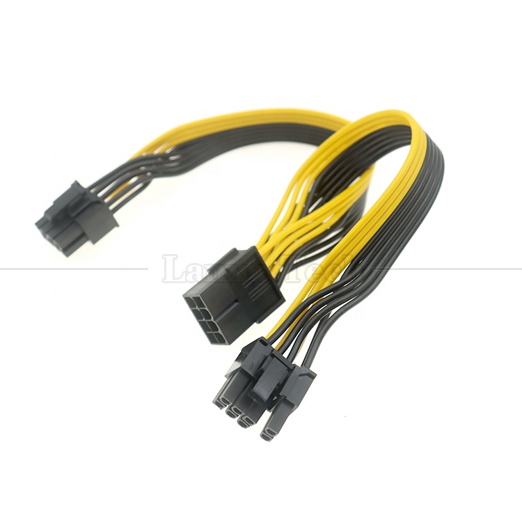 PCIe 8 Pin Male to Dual 8 Pin Female PCI Express Graphics Video Card GPU Splitter Power Adapter Cable