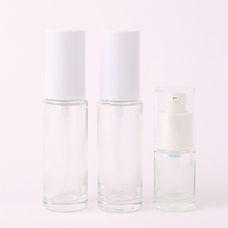 10ml 15ml Transparent Empty Frost Custom Clean Perfume Glass Bottle with Serum Pump NO Reed Diffuser NO Mess NO Waste
