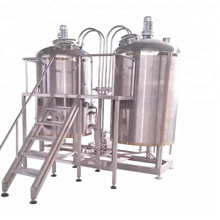 Kombucha Brewing Equipment 1000l Bar Beer Three Vessel Brew House with Steam Heating