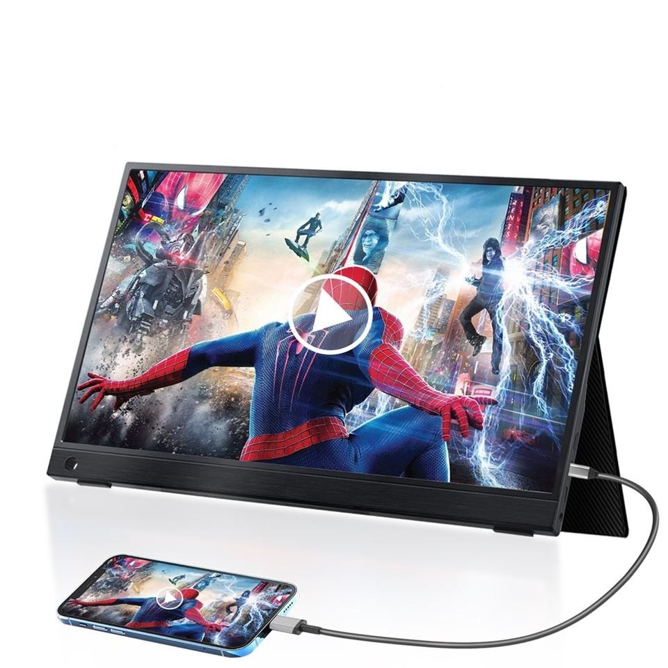 FHD 1920*1080 Portable Touch Monitor 15.6-Inch IPS Display for Flexible Display Modes and Wide Viewing Angle