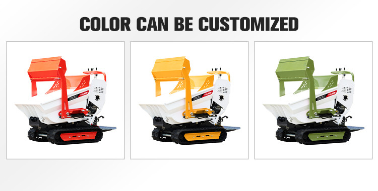 Integrated One Piece Self Loading Mini Dumper Crawler For Earthwork