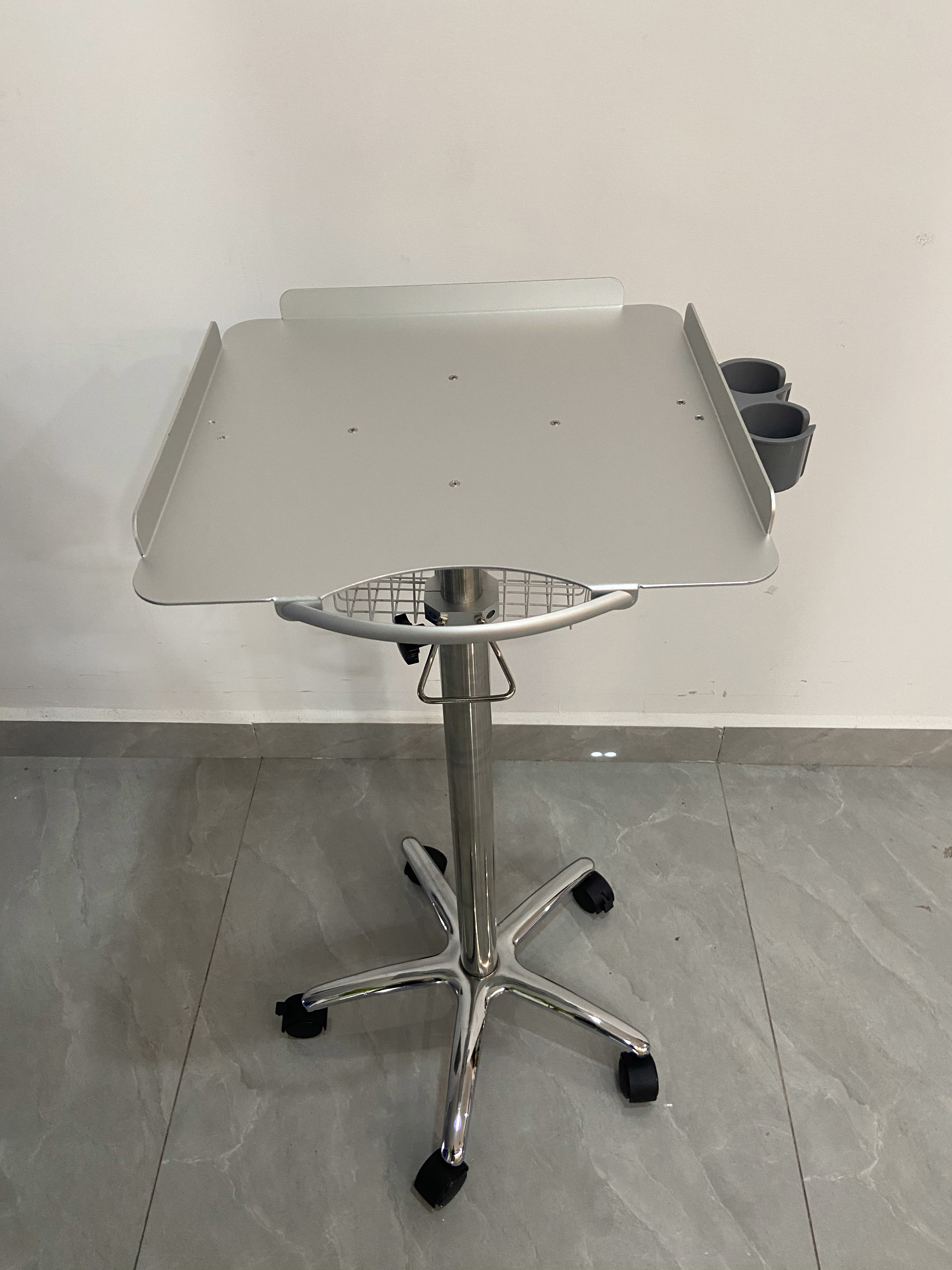 Medical Cart with Wheels for Ultrasound Machines at Hospital Furniture Price