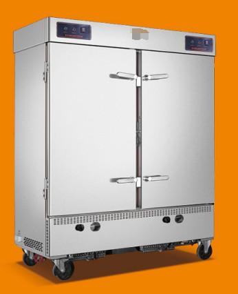 Commercial Hotel Rice Steam Cars with 12KW Power Single Door 6-12 Trays