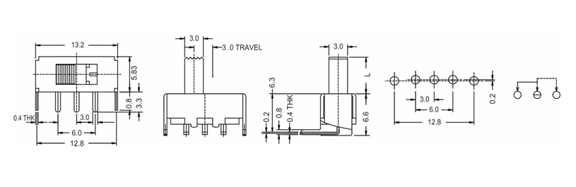 Alinta Provide Various Product Types for Slide/Trave/Toggle Swithes to meet customer's unique needs