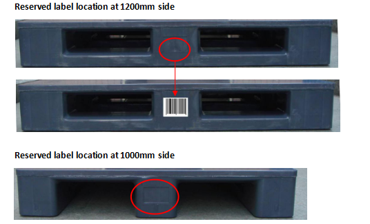 Food grade hygienice single HDPE Material Warehouse Pallet Rack Storage Usage