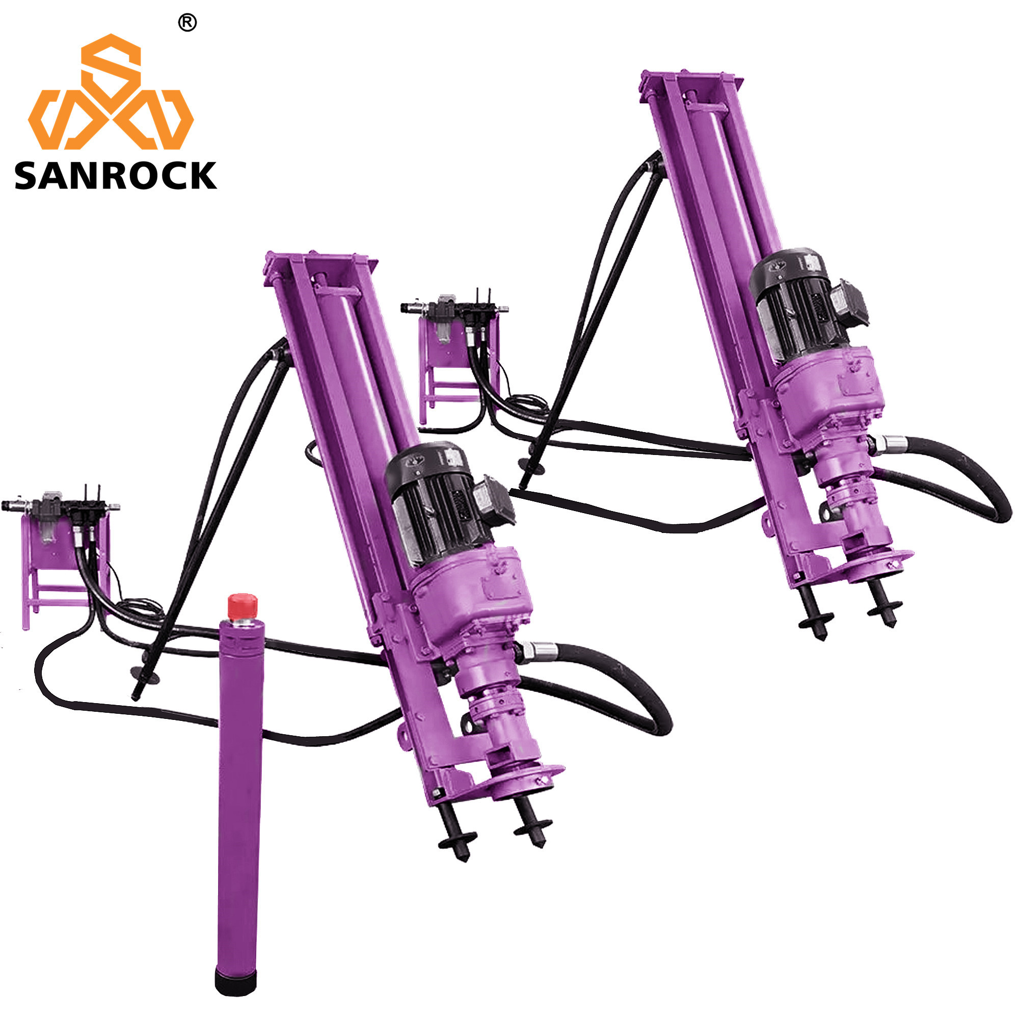 20m Deep Horizontal Directional Borehole Drilling Equipment Mining Rotary Drill Rig