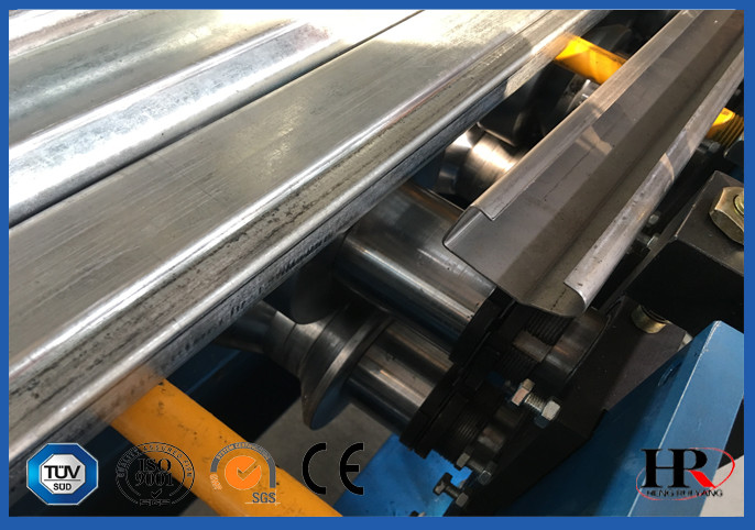 Metal Window / Door Frame Cold Roll Forming Machine With Hydraulic Cutting