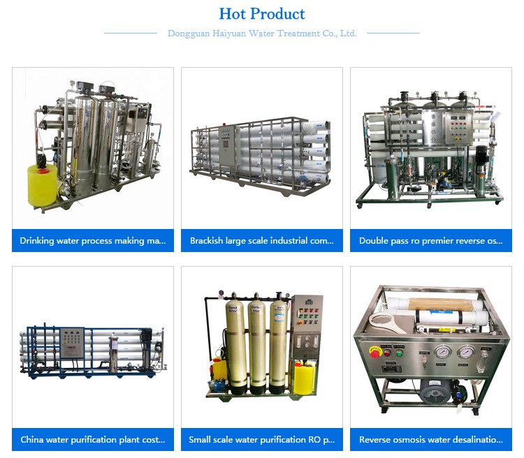 Brackish Water Salt Water Reverse Osmosis System 440v 70%~85% Recovery