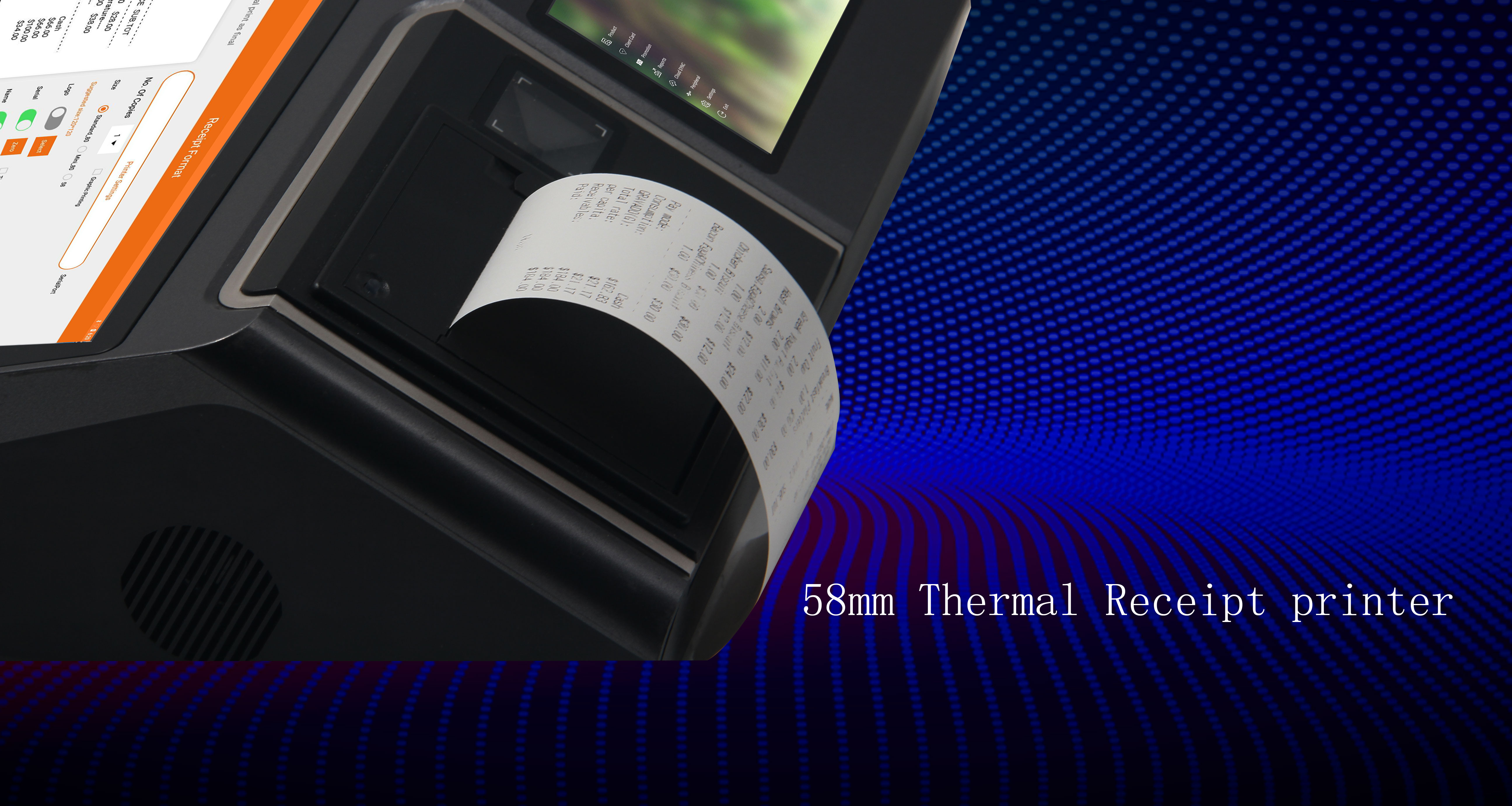 SDK Function All-In-One Touch Screen Credit Card Pos Terminal for Restaurant Supermarket