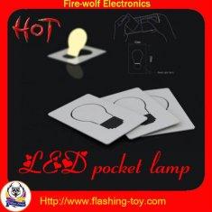 red, blue, green, white, orange ABS Credit Card Light Bulb / LED Card Light