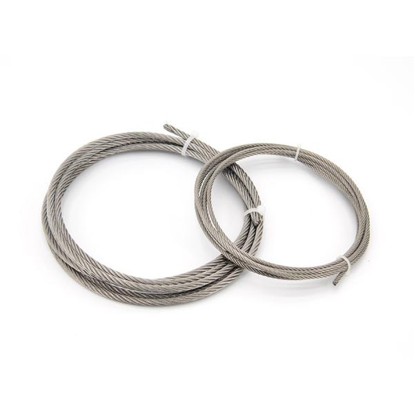 Corrosion Resistant 304/316 Stainless Steel Wire Rope With Excellent Fatigue