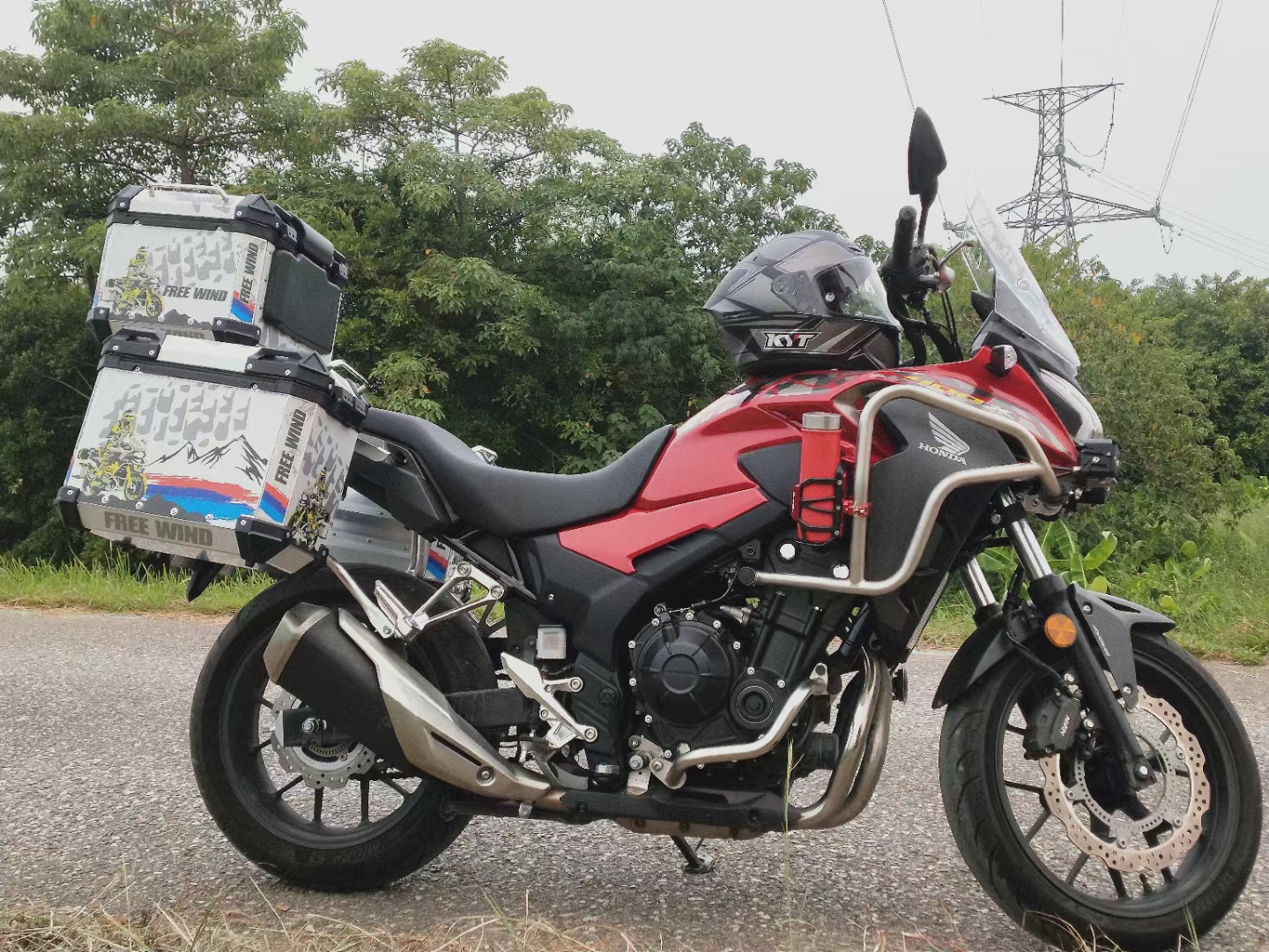 DAYANG 45L Aluminium Adventure Motorcycle Top Box with Quick Release Locking System