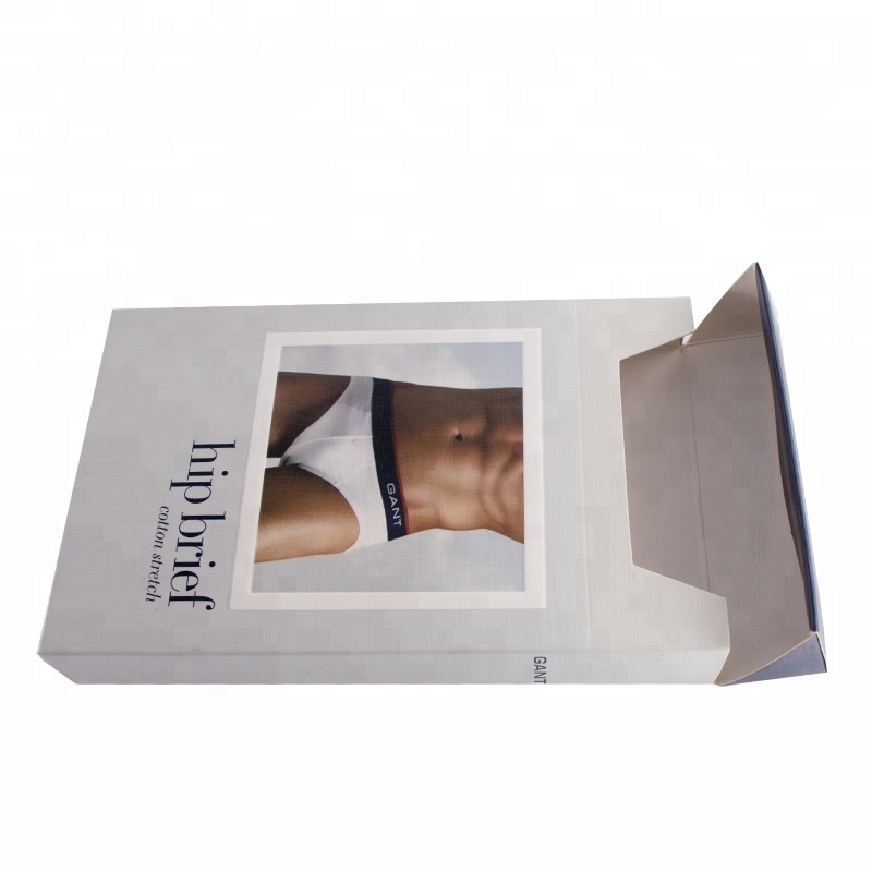OEM Service Recyclable Custom Clothing Boxes For Underwear​ Packaging