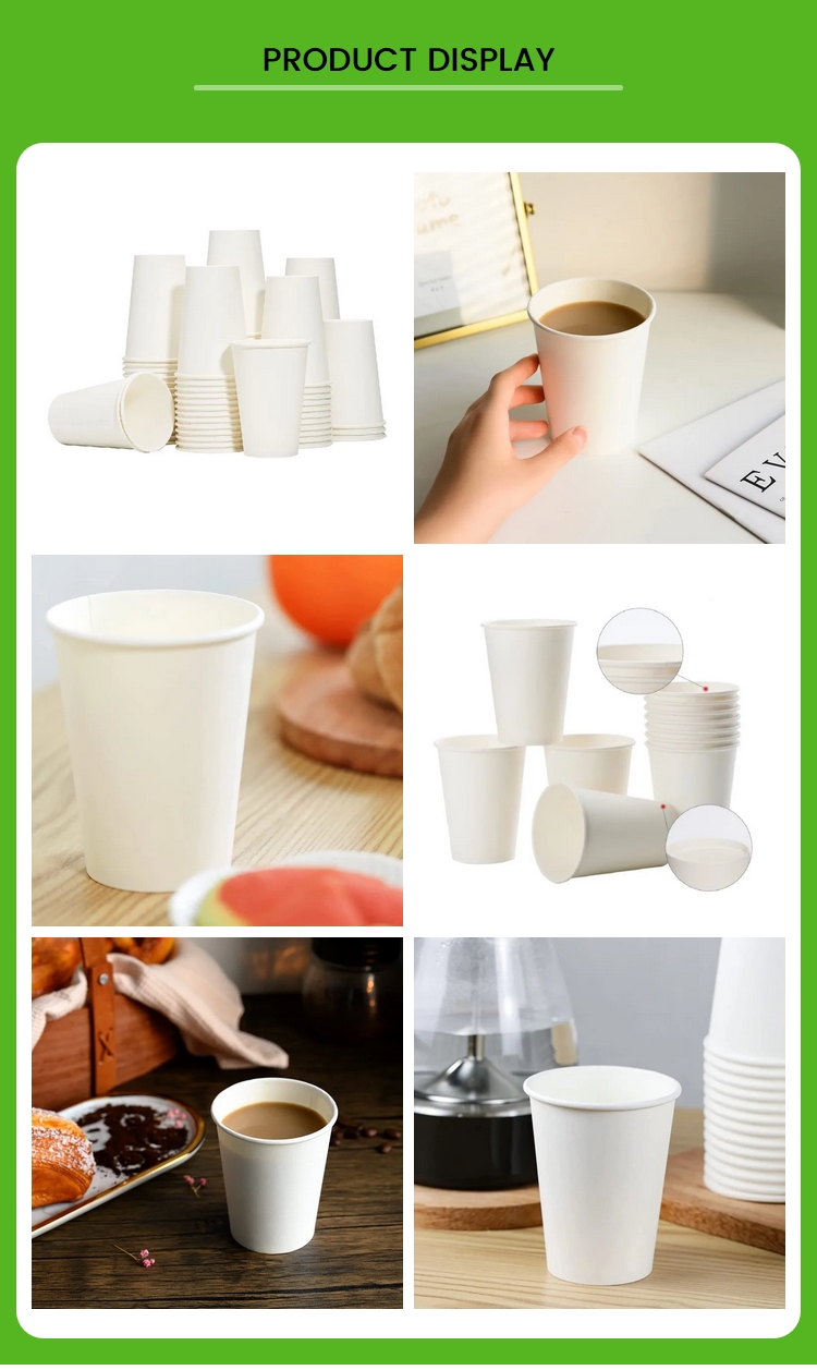 300 ml Single Wall Paper Cup Bowl For Takeout Milk tea Water Coffee