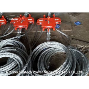 Four Bundle Conductor Stringing Tools 130KN Cable Pulling Running Board