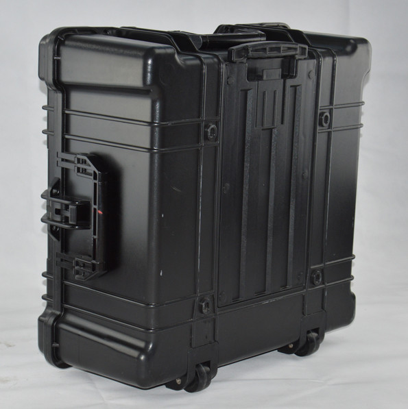 Plastic Hard Instruments Case With Handles And Wheels
