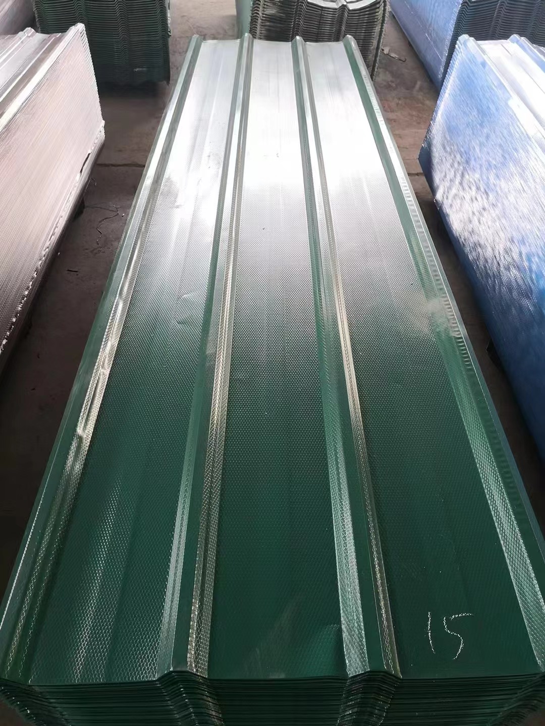 Soft Hardness Welding Processing Service Corrugated Steel Metal Tile Sheet for Roofing